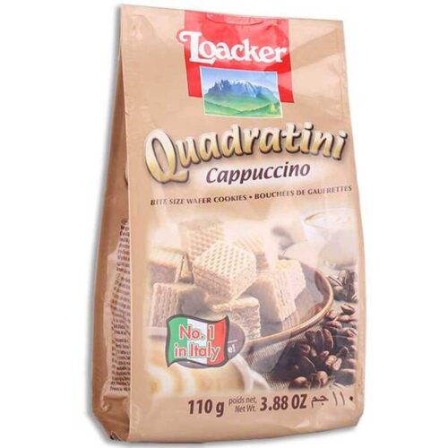 Quadratini Cappuccino Wafer Cubes