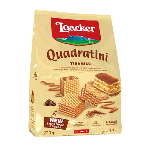 Quadratini Tiramisu Wafer Cubes