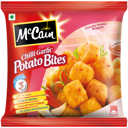 Chilli Garlic Potato Bites