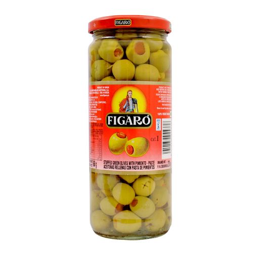 Stuffed Green Olives With Pimiento Paste