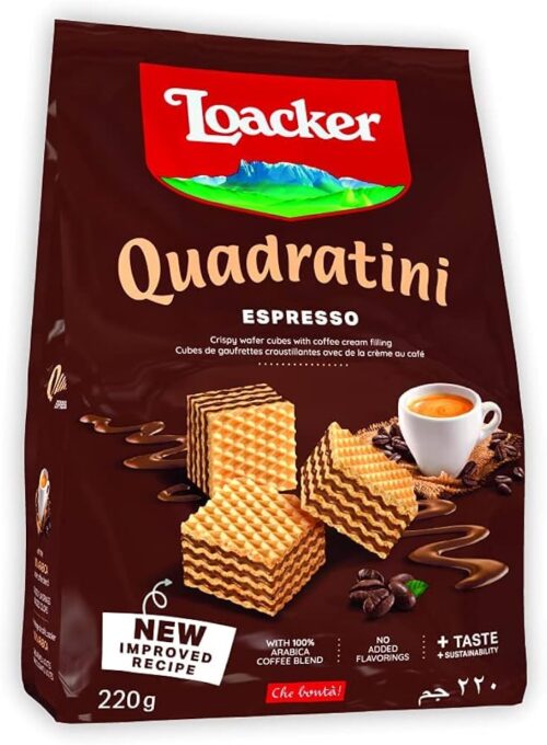 Quadratini Espresso Wafer Cubes
