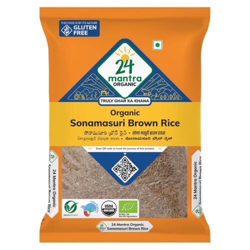 24 Mantra Organic Sonamasuri Brown Rice