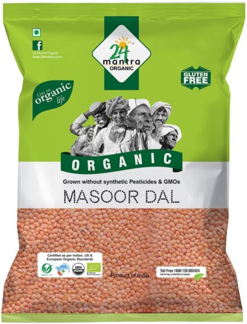 24 Mantra Organic Masoor Dal