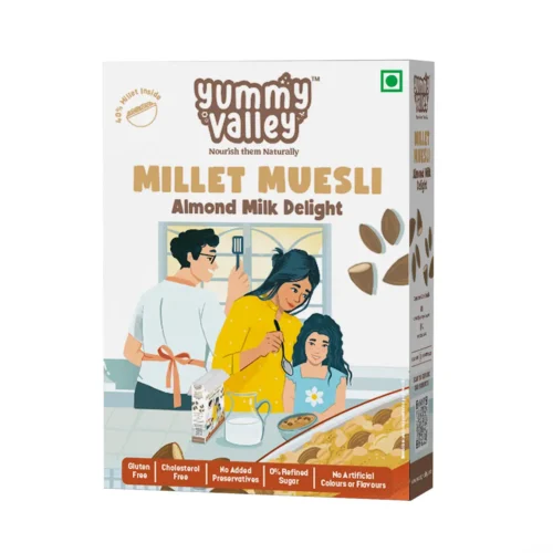 Millet Muesli Almond Milk Delight