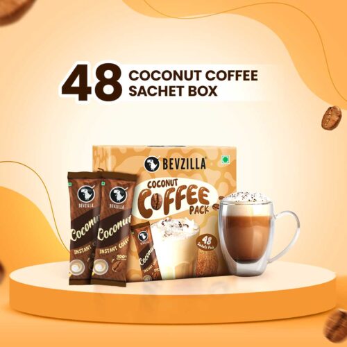 Bevzilla Coconut Coffee 48 Sachets