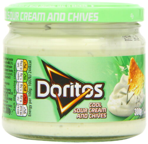 DORITOS DIPS SOUR CREAM CHIVES