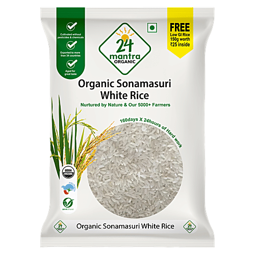 24 MANTRA ORGANIC SONAMASURI WHITE RICE