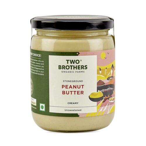 TWO BROTHERS PEANUT BUTTER CREAMY UNSWEETENED