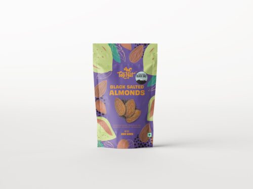 BLACK SALTED ALMONDS
