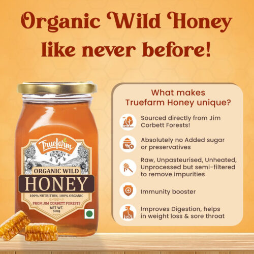 TRUEFARM ORGANIC WILD HONEY