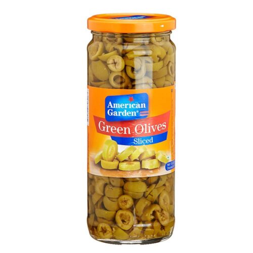 GREEN OLIVES SLICED