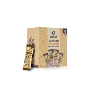 Bevzilla Hazelnut Premium Instant Coffee 48 Sachets